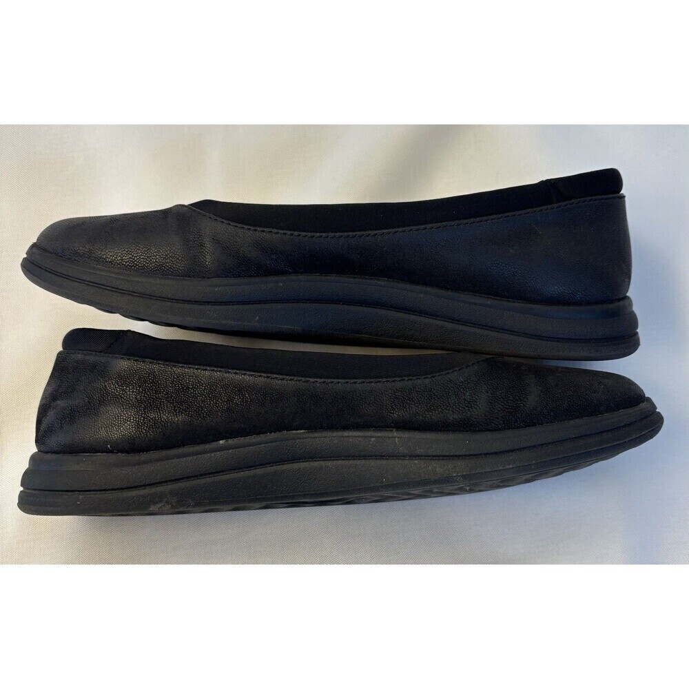 CLARKS Cloudsteppers Breeze Ayla Round Toe Slip On Flats Women 6.5 Cushioned - Picture 8 of 10